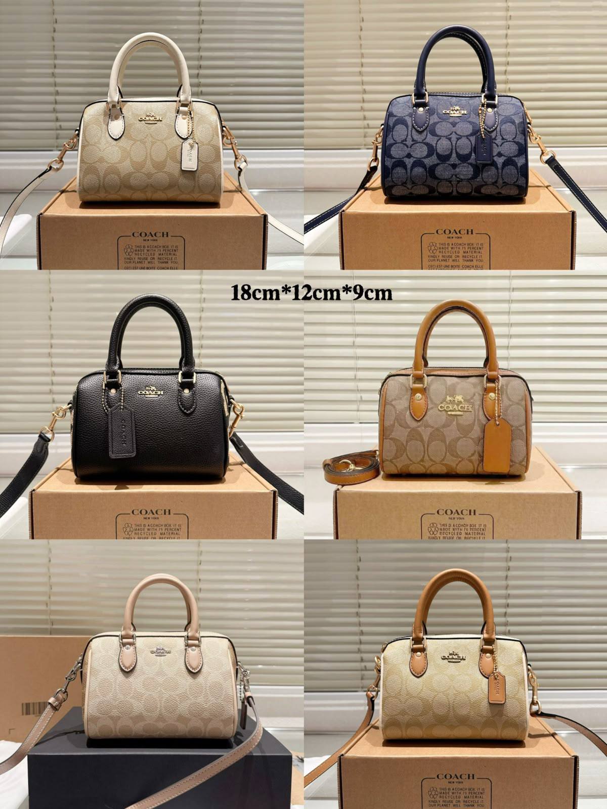 COACH 
GOOD QUALITY 
WITH BOX 
95 dhs✅
SIZE: 18cm

Zain39
♥️♥️♥️