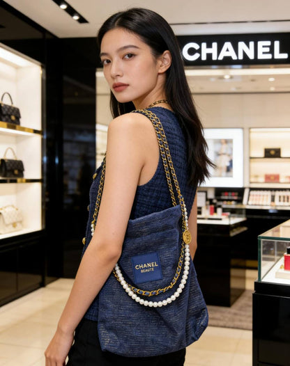 Chanel

90 dhs✅
small 

100 dhs✅
Big
with box
🎁🎁🎁

Zain07
♥️♥️♥️