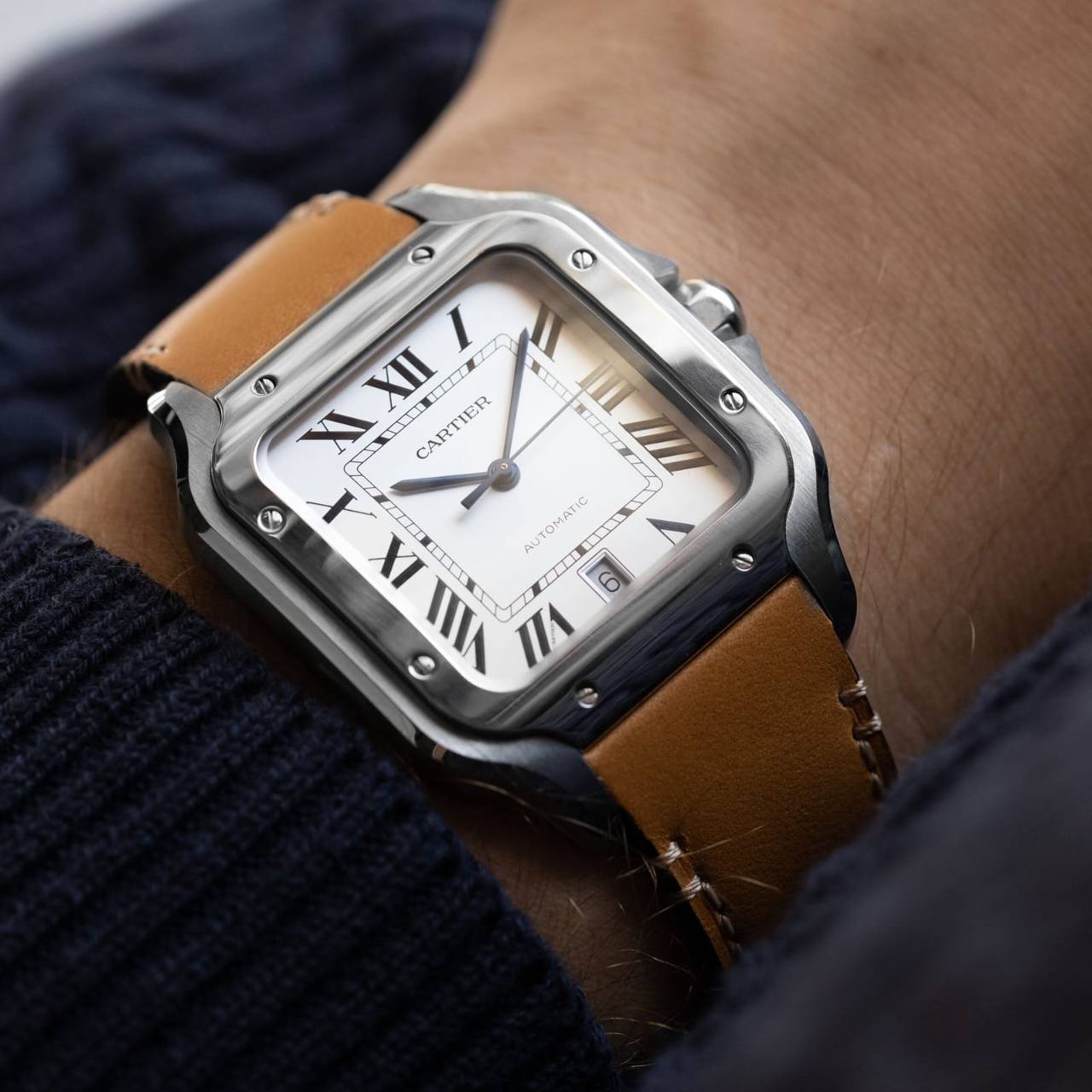 Cartier watch for men good quality 
automatic 
240 dhs✅

Zain59
♥️♥️♥️