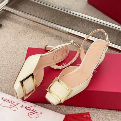 ROGER VIVIER 
HEEL 
GOOD QUALITY 
110 dhs🪙💚
Size 36 TO 41

Zain40
♥️♥️♥️
