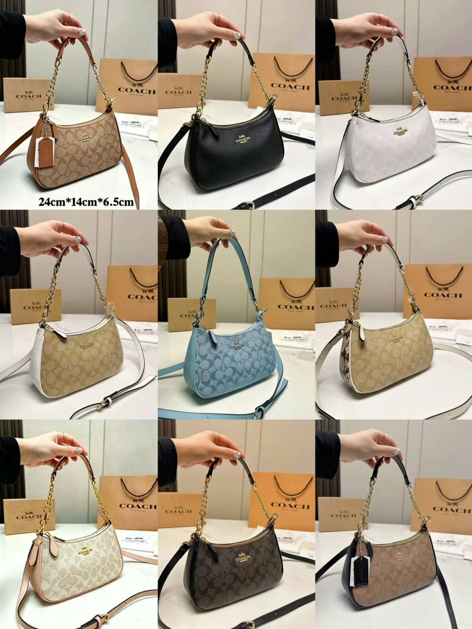COACH 
GOOD QUALITY WITH BOX 
95 dhs🇦🇪🇦🇪

Zain295
♥️♥️♥️