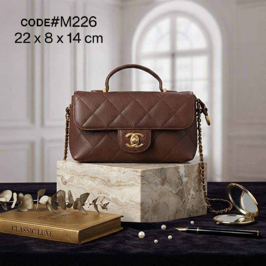 CHANEL ᴛᴏᴘ ʜᴀɴᴅʟᴇ
ᴄʀᴏssʙᴏᴅʏ ʙᴀɢ
ᴄᴀᴠɪᴀʀ ʟᴇᴀᴛʜᴇʀ ᴍᴀᴛᴇʀɪᴀʟ
ɢᴏʟᴅ ʜᴀʀᴅᴡᴀʀᴇ
sɪᴢᴇ : 22 cm

75 dhs💛

Zain31