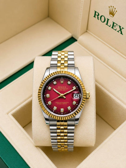 Rolex watch for ladies good quality 
160 dhs✅
 (size 31mm)

Zain59
♥️♥️♥️