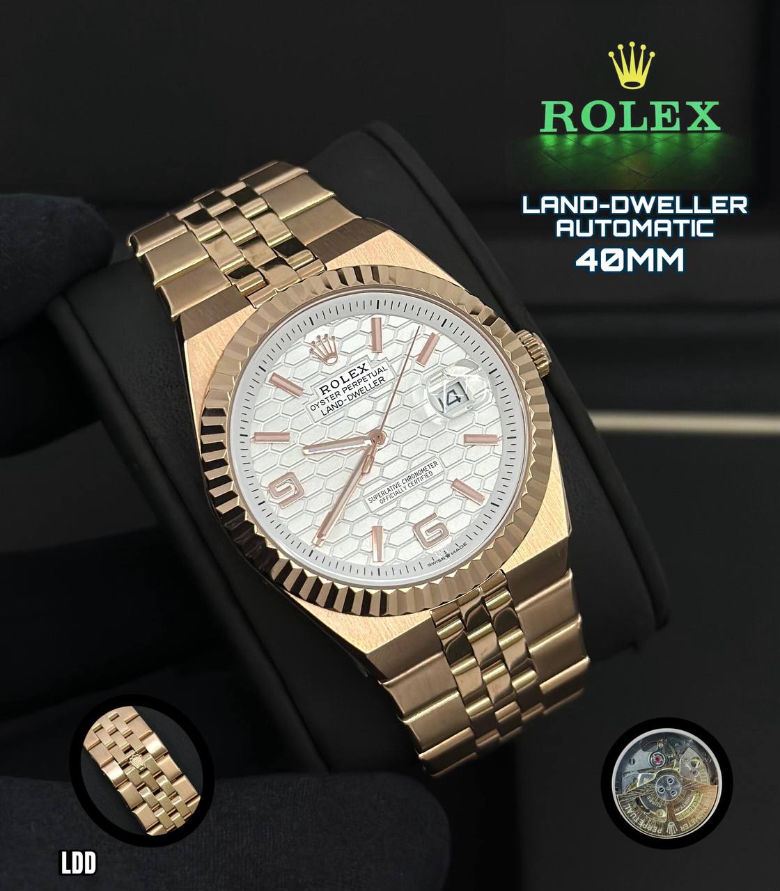 Rolex Land-Dweller*
370 dhs🪙🌨️
*Automatic*

Zain29
♥️♥️♥️