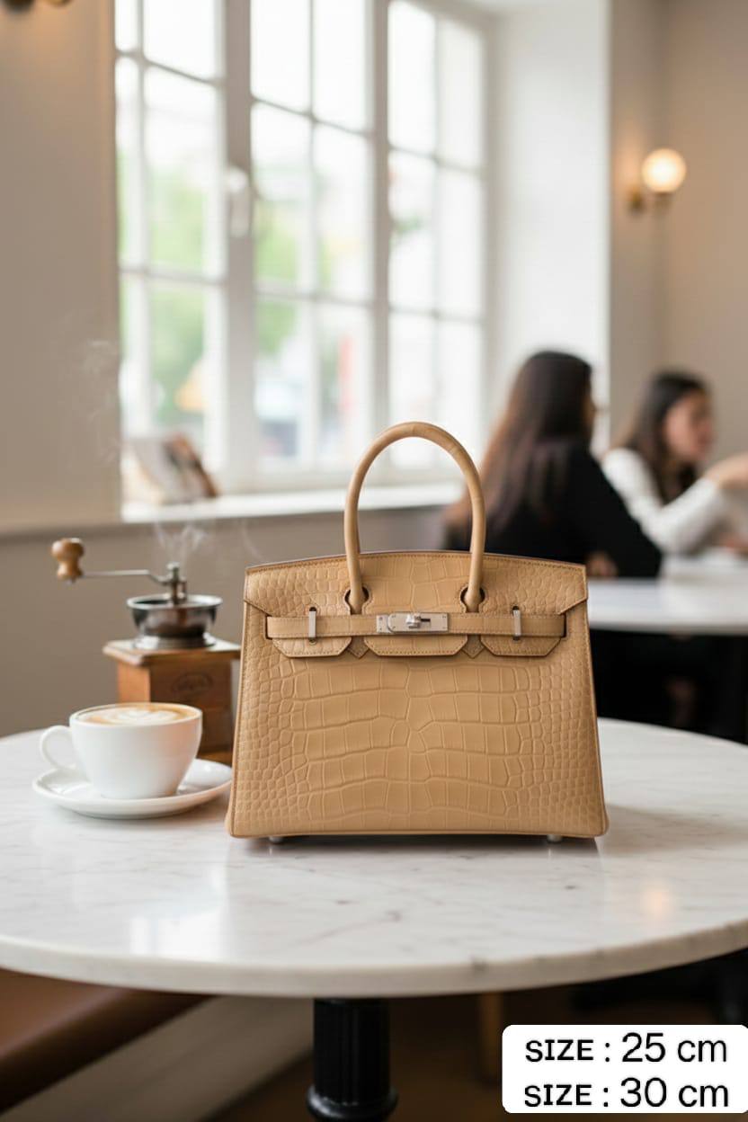 HERMES ʙɪʀᴋɪɴs
ɢʟᴏssʏ ᴄʀᴏᴄᴏᴅɪʟᴇ ʟᴇᴀᴛʜᴇʀ
sɪʟᴠᴇʀ ʜᴀʀᴅᴡᴀʀᴇ

sɪᴢᴇ 25 cm PRICE: *115 ᴅʜs* 

sɪᴢᴇ 30 cm PRICE: *120 ᴅʜs* 

Zain31
♥️♥️♥️
