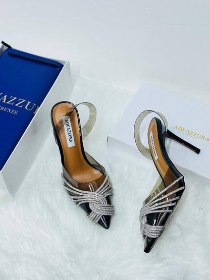 Aquazzura
( 𝟗𝐜𝐦 )
𝐇𝐢𝐠𝐡 𝐪𝐮𝐚𝐥𝐢𝐭𝐲💯 
𝐒𝐢𝐳𝐞 𝟑𝟔-𝟑𝟕-𝟑𝟖-𝟑𝟗-𝟒𝟎-𝟒𝟏 
130 dhs✅

Zain86
♥️♥️♥️