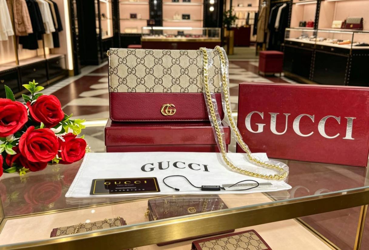 Gucci
100 dhs✅
with box
Size：19cm

Zain07
♥️♥️♥️