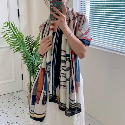 Silk scarf 
40 dhs❣️

Zain93
♥️♥️♥️