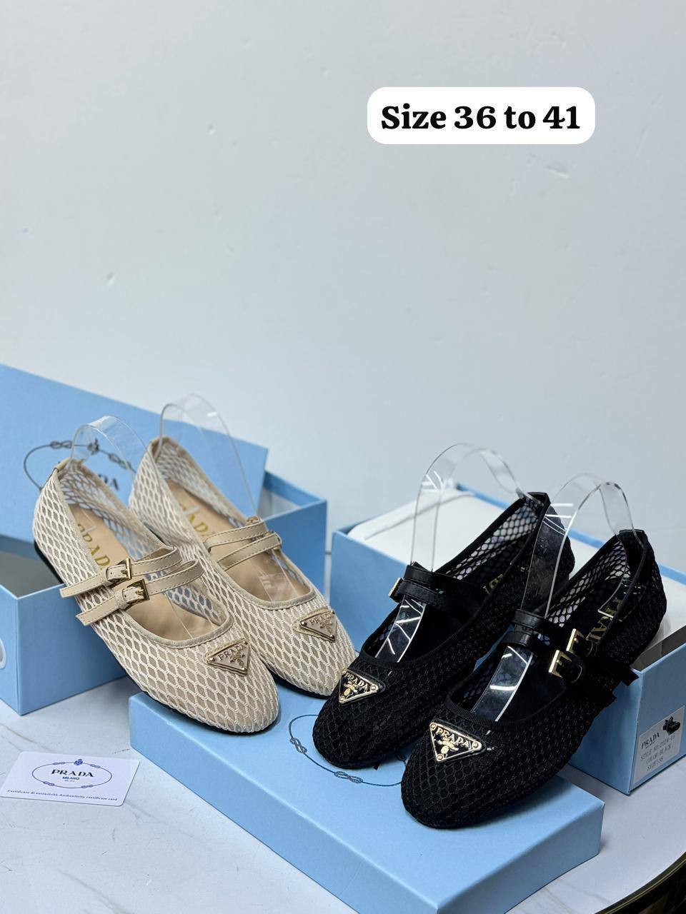 PRADA 
SIZE 36-41
105 dhs💓

Zain21
♥️♥️♥️
