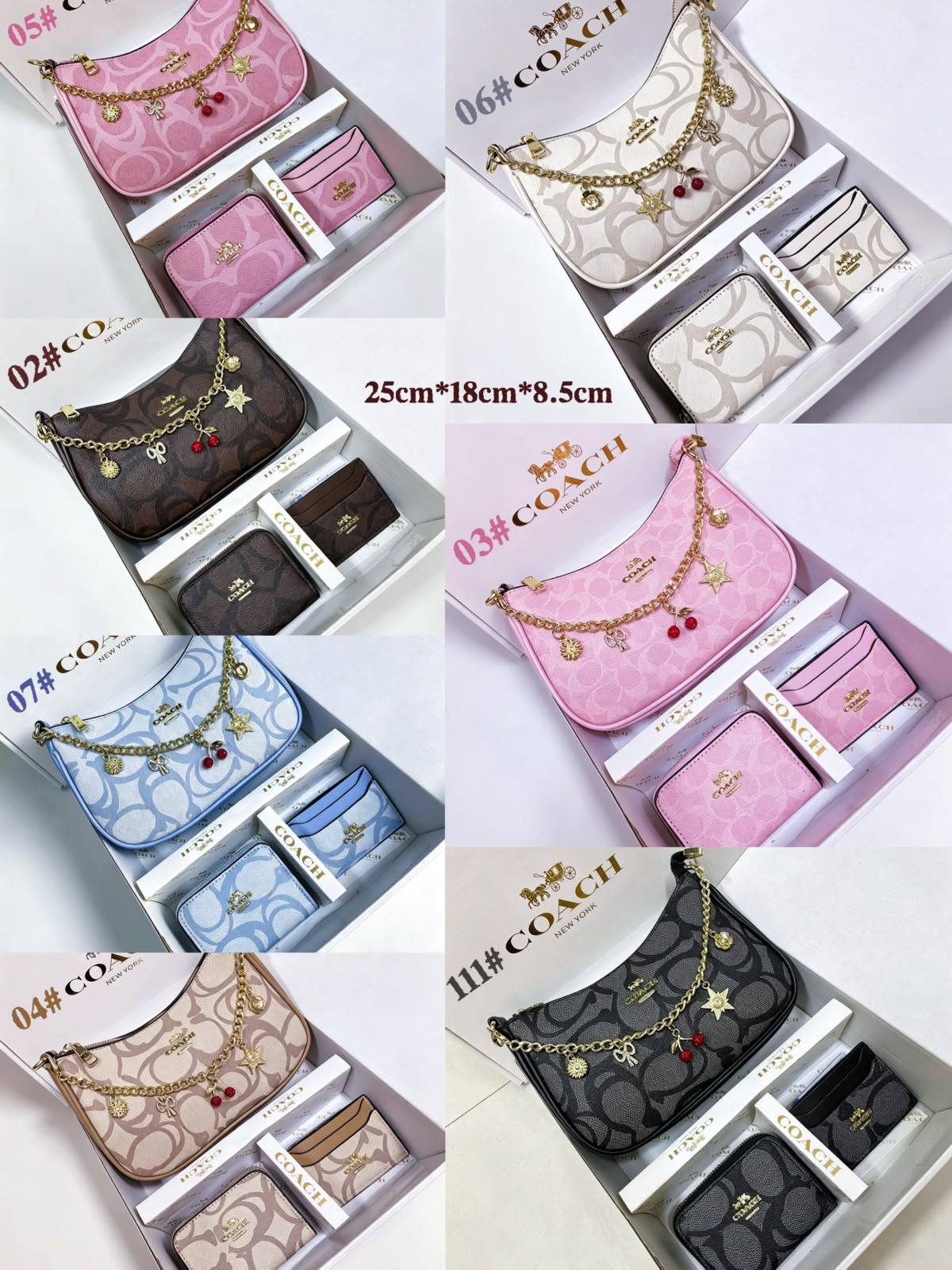 Coach Full Set
3 in1

With Box 

125 dhs 

Zain250
♥️♥️♥️