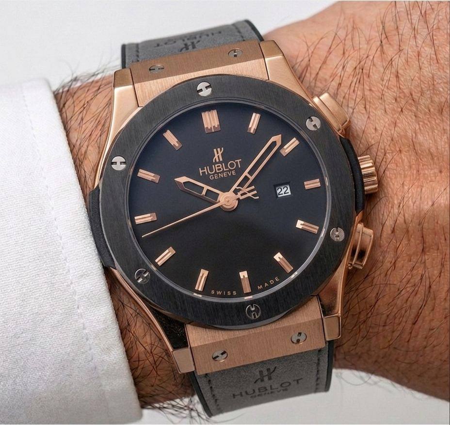 Hublot watch for men 
good quality 
180 dhs✅

Zain59
♥️♥️♥️
