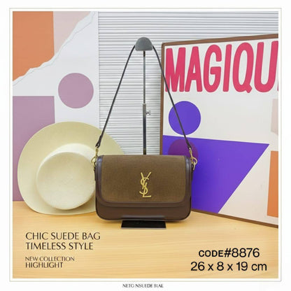 YSL - YVES SAINT LAURENT
sᴏʟғᴇʀɪɴᴏ sᴀᴛᴄʜᴇʟ
sᴜᴇᴅᴇ ᴀɴᴅ ᴄᴀʟғsᴋɪɴ ᴍᴀᴛᴇʀɪᴀʟ
ɢᴏʟᴅ ʜᴀʀᴅᴡᴀʀᴇ
ʜᴀᴠᴇ ᴅᴏᴜʙʟᴇ ʙᴇʟᴛ sᴛʀᴀᴘ
sɪᴢᴇ : 26 cm

70 dhs✅

Zain31
♥️♥️♥️
