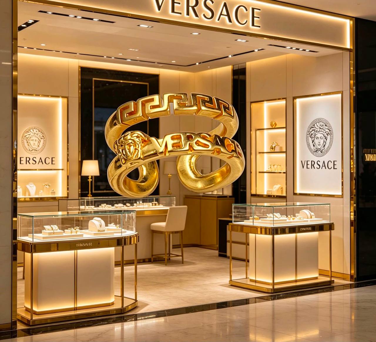 VERSACE 🔥*
Ring 💍 
Free size 🐦‍🔥
Master quality 💯
With normal boxes 🗃️ 
45 dhs💓

Zain216
♥️♥️♥️