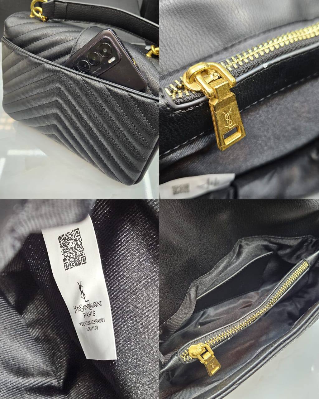 YSL  - ʏᴠᴇs sᴀɪɴᴛ ʟᴀᴜʀᴀɴᴛ
ᴄᴏʟʟᴇɢᴇ  ᴍᴇᴅɪᴜᴍ ʙᴀɢ ǫᴜɪʟᴛᴇᴅ ʟᴇᴀᴛʜᴇʀ
ɢᴏʟᴅ ʟᴀᴄᴇ ʜᴀʀᴅᴡᴀʀᴇ
sɪᴢᴇ : 23 x 7 x 14 cm
ᴡɪᴛʜ BOX
🎁🎁🎁

90 dhs✅

Zain31
♥️♥️♥️