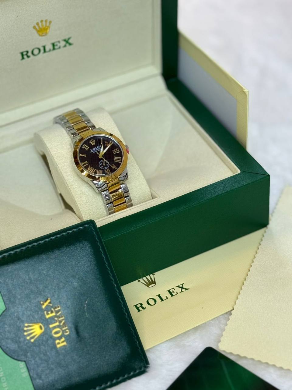 ROLEX 🆕 LADIES 
GOOD QUALITY 💯
60 dhs🪙💕

Zain133
♥️♥️♥️