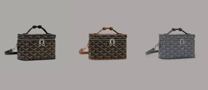 Goyard Muse Mini Vanity
good quality
18*11*9 cm 

with box
🎁🎁🎁
115 dhs💓

Zain95
♥️♥️♥️