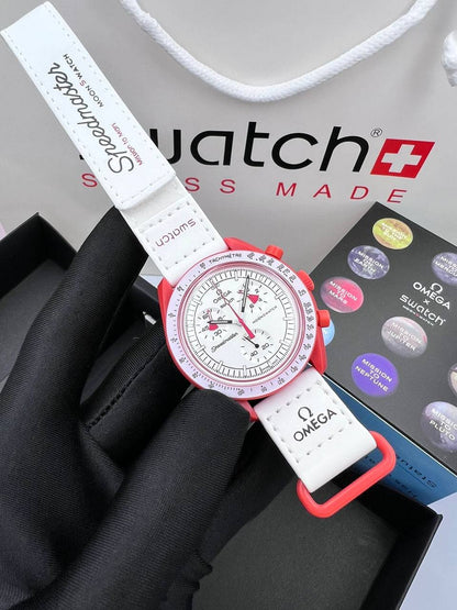 OMEGA SWATCH NEW Copy 1
55 dhs🪙💕* WITHOUT BOX 
75 dhs🪙💕* WITH ORGINAL BOX & BAG
       🌴🌴🌴🌴

Zain58
♥️♥️♥️