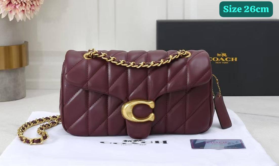 Coach
Good quality 
with box 
🎁🎁🎁

110 dhs✅

Zain186
♥️♥️♥️