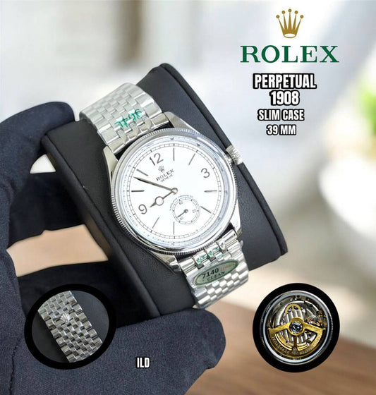 Rolex Perpetual 1908
*Automatic*
*Good quality*
400 dhs🪙💚

Zain29
♥️♥️♥️