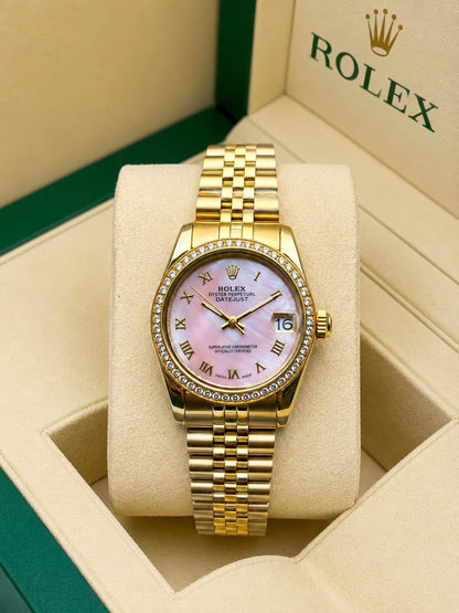 Rolex watch for ladies good quality
 230 dhs✅
 (size 31mm)

Zain59
♥️♥️♥️