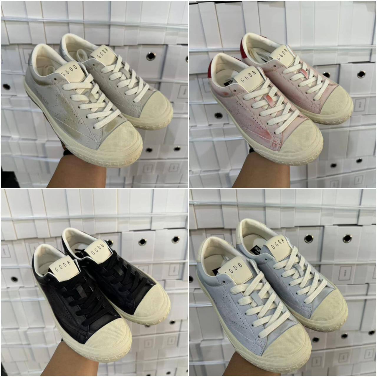 NEW CAME 
GOLDEN GOOSE / DB SHOES 
105 dhs🪙💚
Size 36 TO 41 

Zain40
♥️♥️♥️
