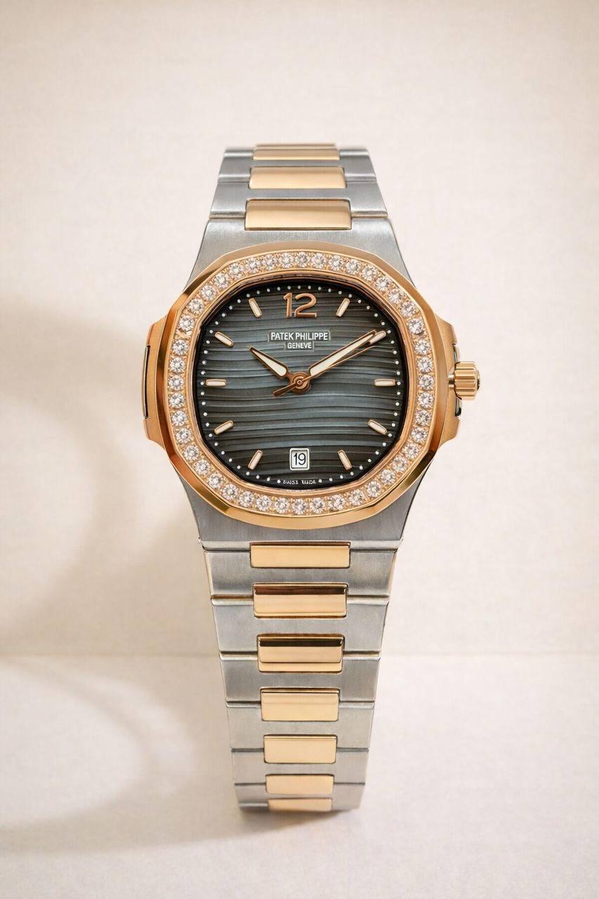Patek Philippe 
watch for ladies good quality 
260 dhs✅
❤️ (size 31mm)

Zain59
♥️♥️♥️