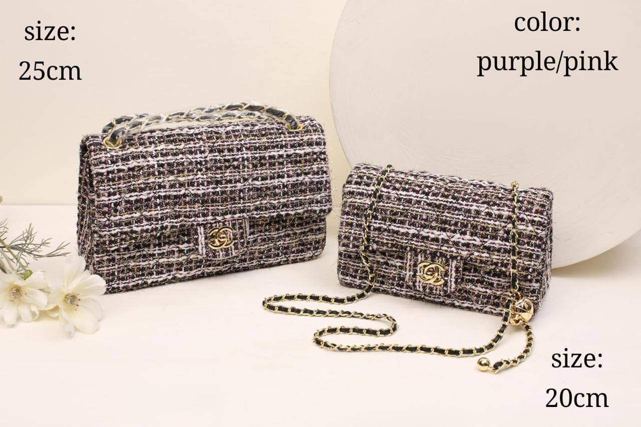 CHANEL MATELASSE ᴅᴏᴜʙʟᴇ ғʟᴀᴘ
    ғᴀʙᴜʟᴏᴜs ɢᴏʟᴅ ʜᴀʀᴅᴡᴀʀᴇ
ᴡɪᴛʜʙᴏx🎁
ϙᴜᴀʟɪᴛʏ:ᴄᴀɴᴠᴀs
sɪᴢᴇ:ᴄʜᴇᴄᴋ!!
      25ᴄᴍ 110 dhs✅
      20ᴄᴍ 100 dhs✅

Zain56
♥️♥️♥️