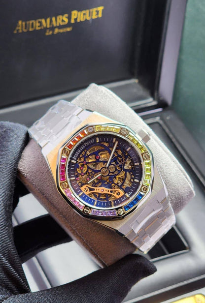 Ap watch 
for men 
good quality 
automatic
350 dhs🪙💕

Zain59
♥️♥️♥️