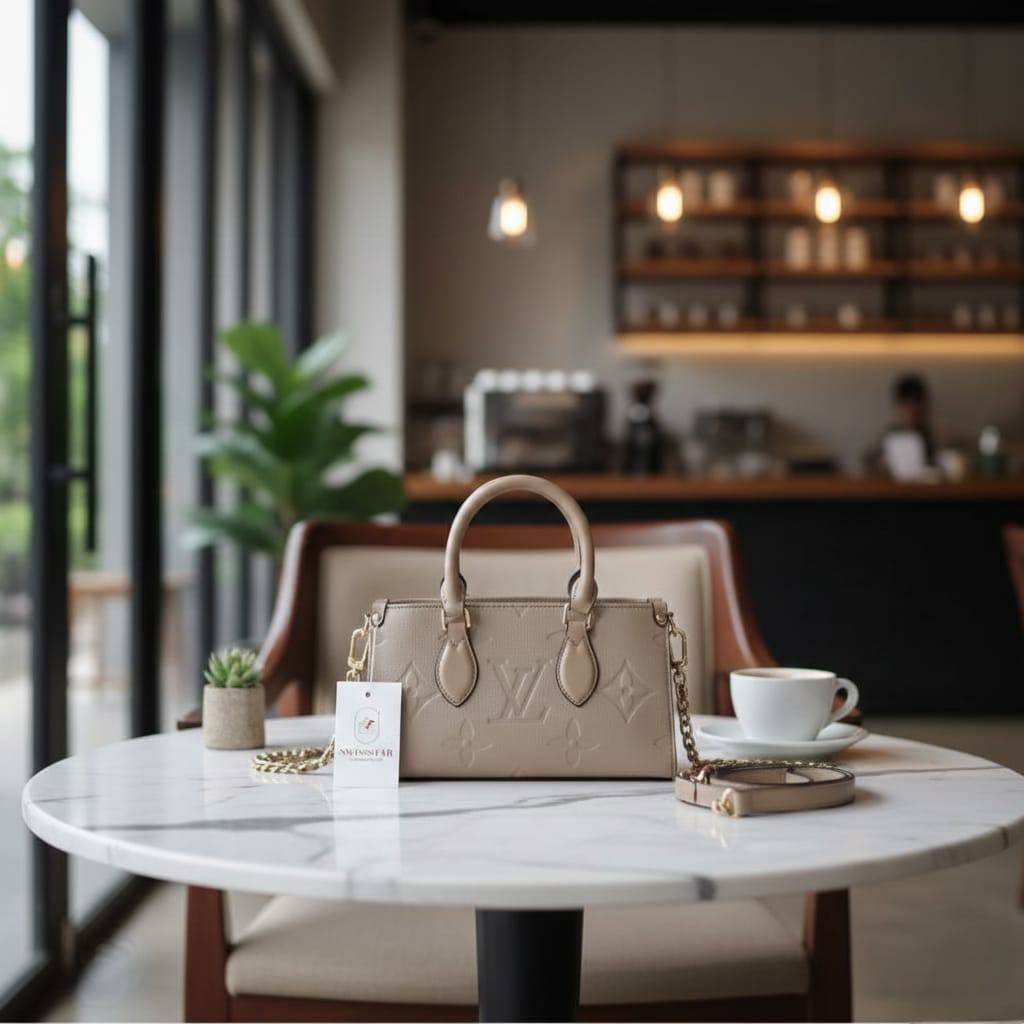 LV
ᴇᴀsᴛ ᴡᴇsᴛ ᴏɴ ᴛʜᴇ ɢᴏ
ᴡɪᴛʜ ᴄʜᴀɪɴ & ʙᴇʟᴛ sᴛʀᴀᴘ
ɢᴏʟᴅ ʜᴀʀᴅᴡᴀʀᴇ
ᴍᴏɴᴏɢʀᴀᴍ ʟᴇᴀᴛʜᴇʀ
sɪᴢᴇ : 23 x 13 x 10 cm
ᴡɪᴛʜ BOX
🎁🎁🎁

110 dhs🪙🌺

Zain31
♥️♥️♥️