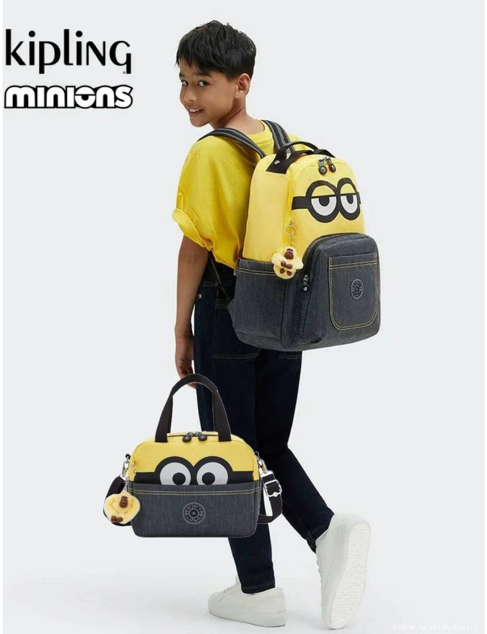 Kipling Minion
Backpack 60 dhs✅
Lunch bag 55 dhs✅
One set 110  dhs✅

Zain39
♥️♥️♥️