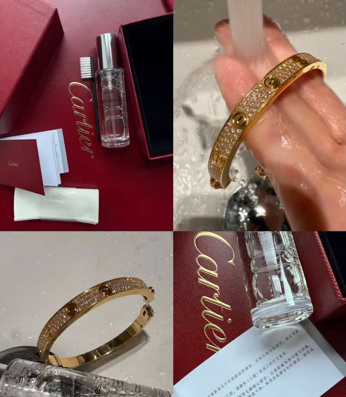 Cartier Love Bangle 💐
Medium size 
*Master Quality* 💕

*95* AED normal box 📦 
*130* AED same Master box 🗃️

Zain48
♥️♥️♥️