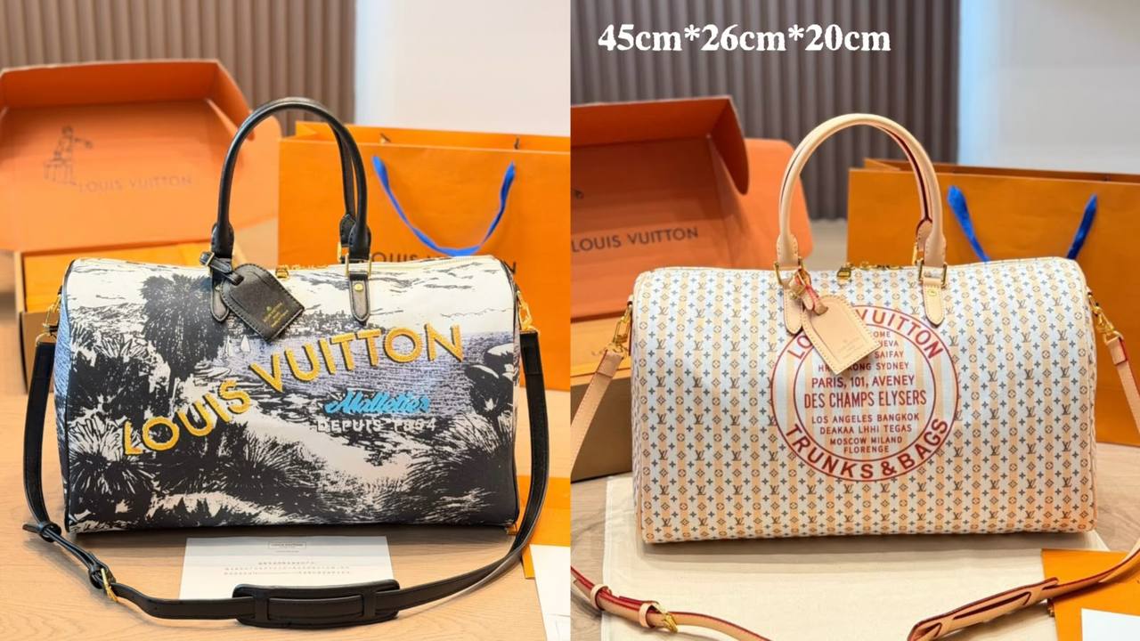 LOUIS VUITTON 

TRAVLLING  BAG


NEW DESIGN 

MASTER QUALITY 

250 DHS……(with leather)

Zain295
♥️♥️♥️