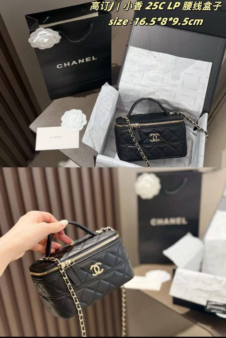 CHANEL
Vanity caviar inside mirror
Master quality
16cm 

with box
🎁🎁🎁

240 dhs✅

Zain95
♥️♥️♥️
