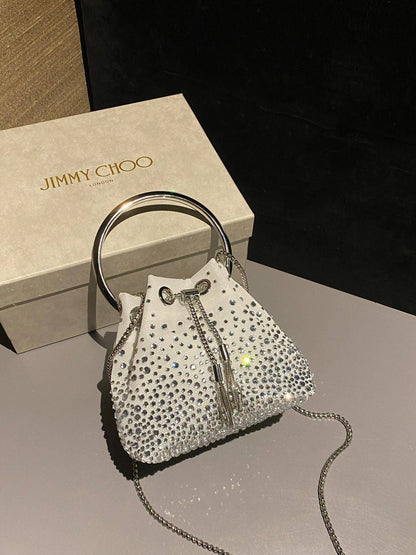 Jimmy Choo
 Bon Bon bucket bag
*Size 15 cm*
For Price 👇 WhatsApp✅
0568585901 
0507557372
0552275751 Owner Zain 👌

Zain274
♥️♥️♥️