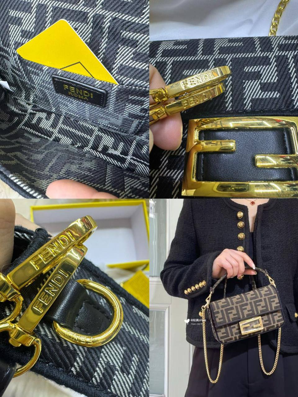 🌟Fendi Small baguette
1️⃣First quality +🎁
Size : 20 * 10 cm
85 dhs🪙🌨️
with box🎁

Zain115
♥️♥️♥️