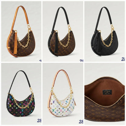 LV
Cookie BB bag
Monogram canvas 
Crescent moon shape
with contrast leather trim
Gold Chain Hardware
Size :28 cm
With BOX

100 dhs🇦🇪🇦🇪

Zain239
♥️♥️♥️
