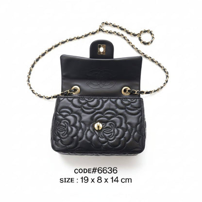 CHANEL ᴄᴀᴍɪʟʟɪᴀ
ᴇᴍʙʀᴏɪᴅᴇʀʏ ᴅᴇsɪɢɴ
ғʟᴀᴘ ᴍɪɴɪ ʙᴀɢ
ʟᴀᴍʙsᴋɪɴ ʟᴇᴀᴛʜᴇʀ ᴍᴀᴛᴇʀɪᴀʟ
ɢᴏʟᴅ ᴄʜᴀɪɴ ʜᴀʀᴅᴡᴀʀᴇ
sɪᴢᴇ : 19 cm

ᴡɪᴛʜ BOX
🎁🎁🎁

70 dhs💓

Zain31
♥️♥️♥️