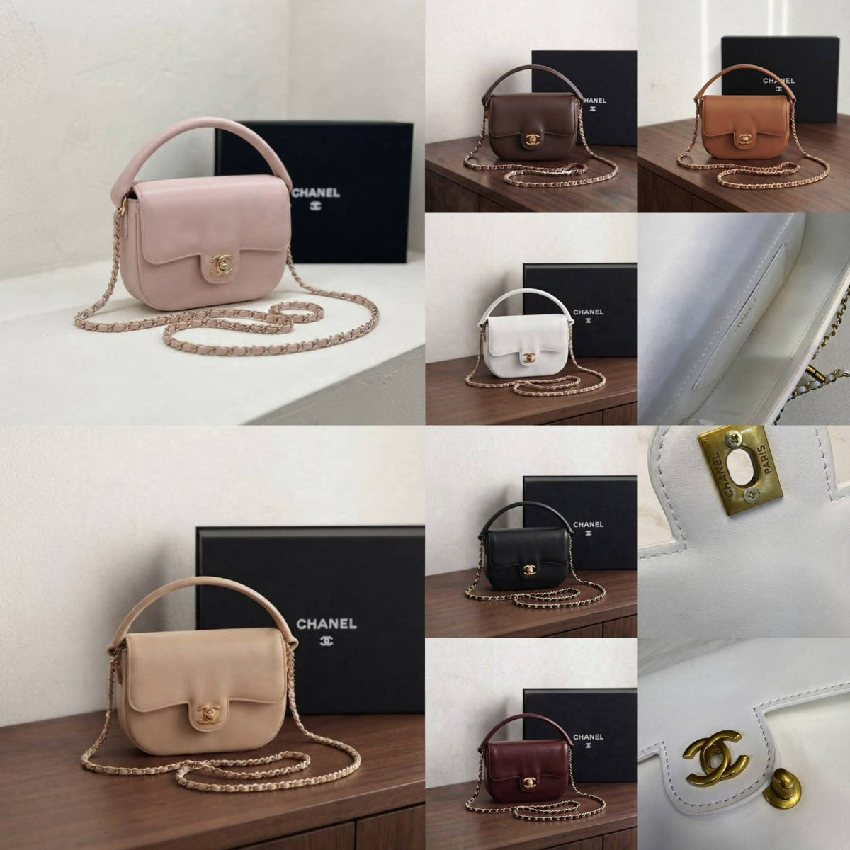 Chanel ᴍɪɴɪ ғʟᴀᴘ ʙᴀɢ

ɢᴏʟᴅʜᴀʀᴅᴡᴀʀᴇ./ ʟᴏɴɢ sʟɪɴɢ

ᴡɪᴛʜ ʙᴏx

ʟᴇᴀᴛʜᴇʀ
sɪᴢᴇ:20ᴄᴍ
110 dhs🇦🇪🇦🇪

Zain56
♥️♥️♥️