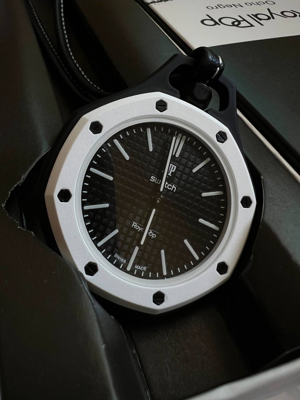 AUDEMARA PIGUET* 
SWATCH
ROYAL POP
*MASTER QUALITY*
350 dhs💓

Zain281
♥️♥️♥️