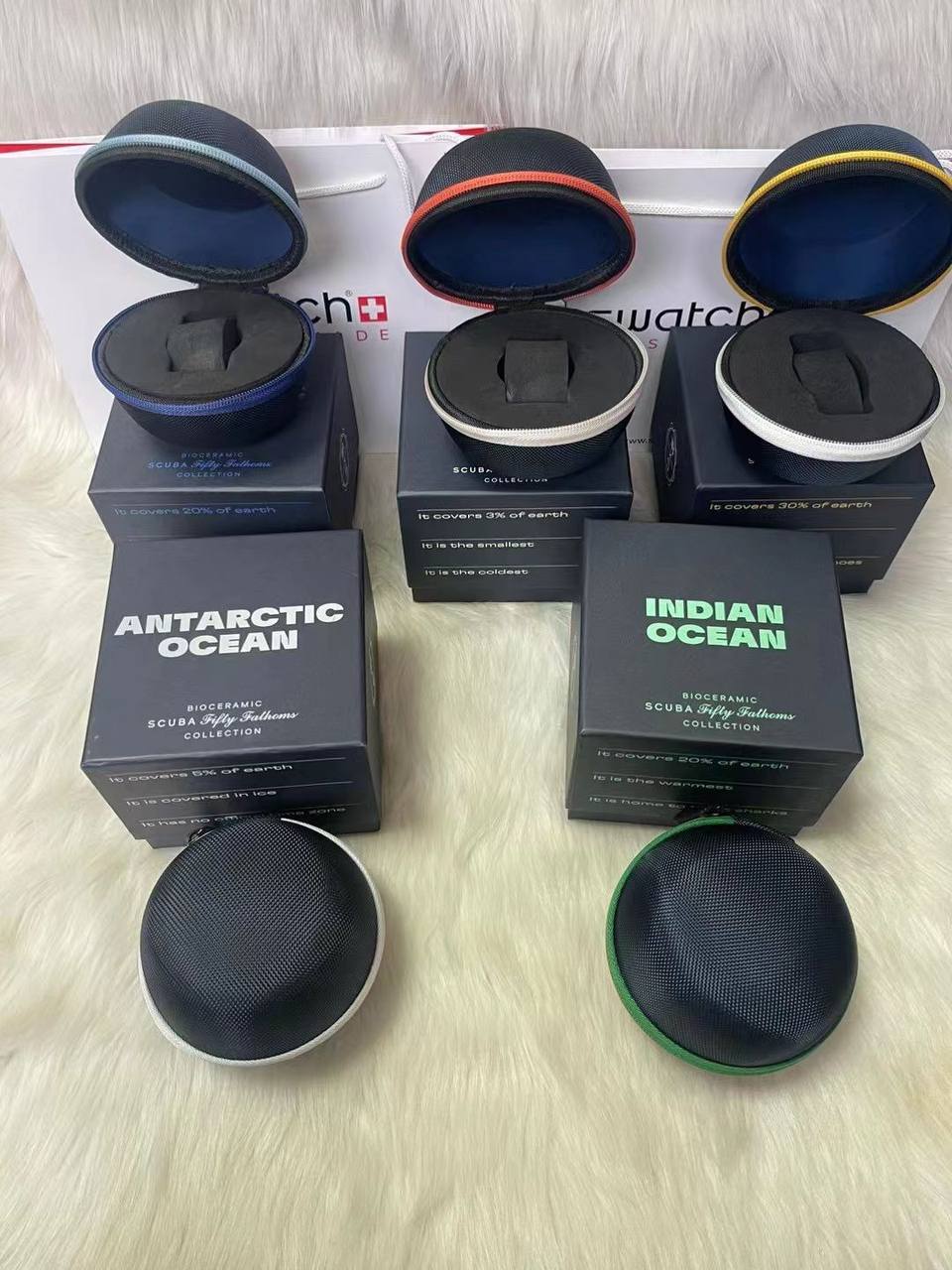 BLANCPAIN Swatch good quality with same orginal box and paper bag 

90 DHS🇦🇪🇦🇪
Zain59
♥️♥️♥️