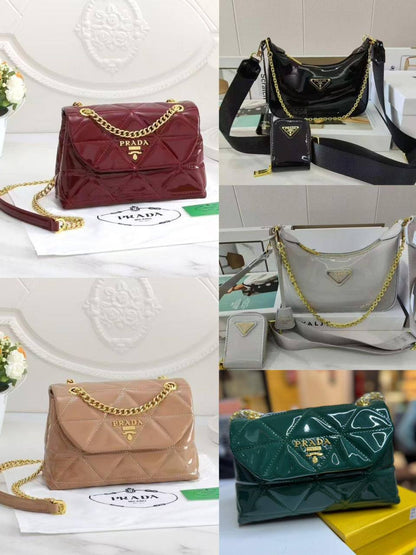 Prada  
size : 23 * 15 * 8 cm
85 dhs🪙💕

with box 🎁

Zain115
♥️♥️♥️