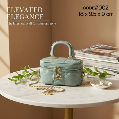 COACH ᴠᴀɴɪᴛʏ ʜᴀɴᴅʙᴀɢ
ɢᴏʟᴅ ᴄʜᴀɪɴ ʙᴇʟᴛ sᴛʀᴀᴘ
sɪᴢᴇ : 18 cm

ᴡɪᴛʜ BOX
🎁🎁🎁

75 dhs💓

Zain31
♥️♥️♥️