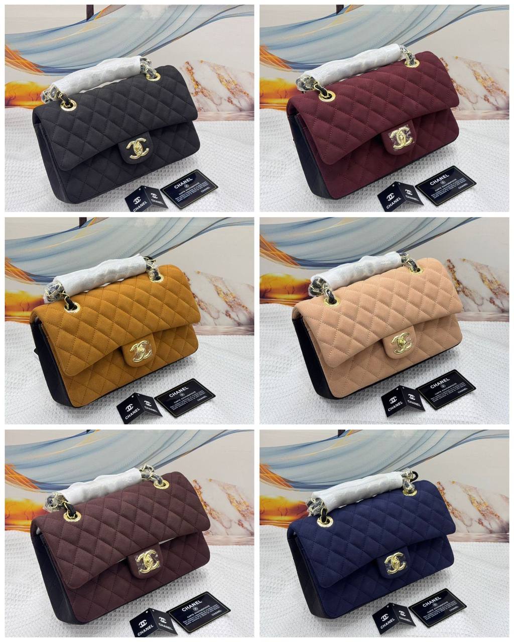 CHANEL 
BEST QUALITY WITH BOX’S 
120 dhs✅
SIZE. 26 CM

Zain290
♥️♥️♥️