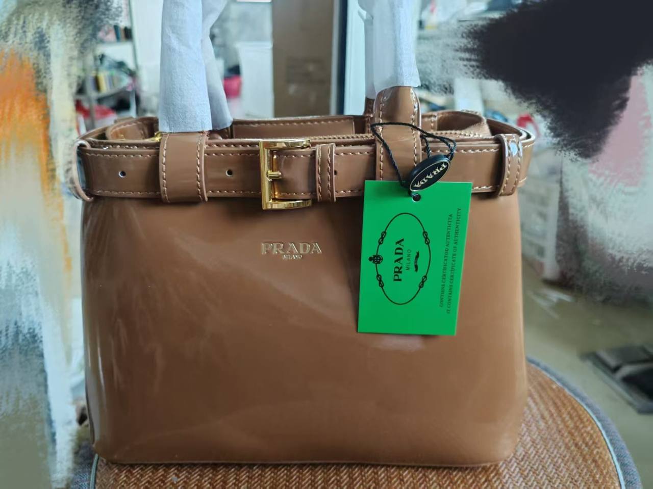 PRADA 
GOOD quality
115 dhs✅

Zain200
♥️♥️♥️