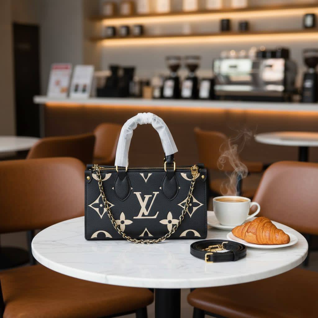 LV
ᴇᴀsᴛ ᴡᴇsᴛ ᴏɴ ᴛʜᴇ ɢᴏ
ᴡɪᴛʜ ᴄʜᴀɪɴ & ʙᴇʟᴛ sᴛʀᴀᴘ
ɢᴏʟᴅ ʜᴀʀᴅᴡᴀʀᴇ
ᴍᴏɴᴏɢʀᴀᴍ ʟᴇᴀᴛʜᴇʀ
sɪᴢᴇ : 23 x 13 x 10 cm
ᴡɪᴛʜ BOX
🎁🎁🎁

110 dhs🪙🌺

Zain31
♥️♥️♥️