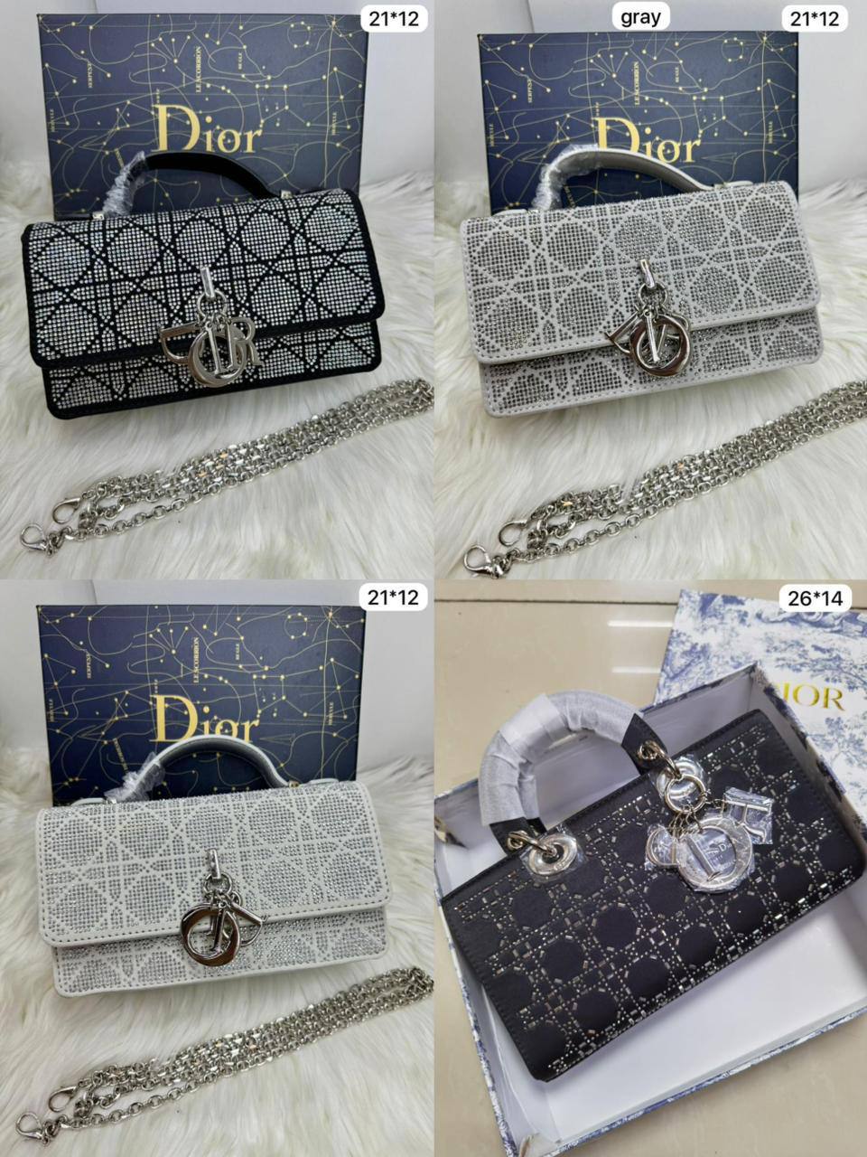 💎 Lady  Dior top handle
1️⃣ First Quality +🎁
Size: 26 ~ 17 * 14 cm

90 dhs🪙🌨️
with Box🎁

Zain115
♥️♥️♥️