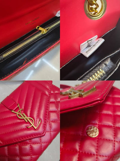 YSL - Yves Saint Laurent
ᴇɴᴠᴇʟᴏᴘᴇ sʟɪɴɢ ʙᴀɢ
ǫᴜɪʟᴛᴇᴅ ʙʟᴀᴄᴋ ʟᴇᴀᴛʜᴇʀ
ɢᴏʟᴅ - ᴛᴏɴᴇᴅ ʜᴀʀᴅᴡᴀʀᴇ
sɪᴢᴇ :23 cm
ᴡɪᴛʜ BOX
🎁🎁🎁

75 dhs✅

Zain31
♥️♥️♥️