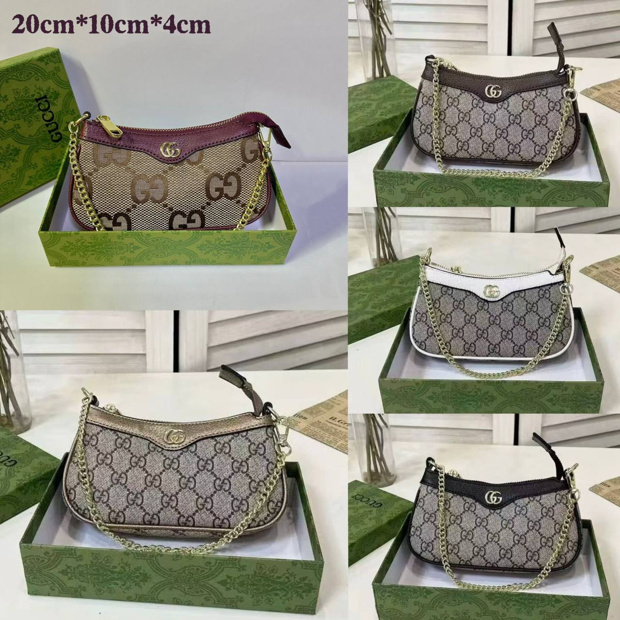 GUCCI 
GOOD QUALITY 

WITH BOX 🎁🎁🎁

80 dhs🇦🇪

Zain39
♥️♥️♥️