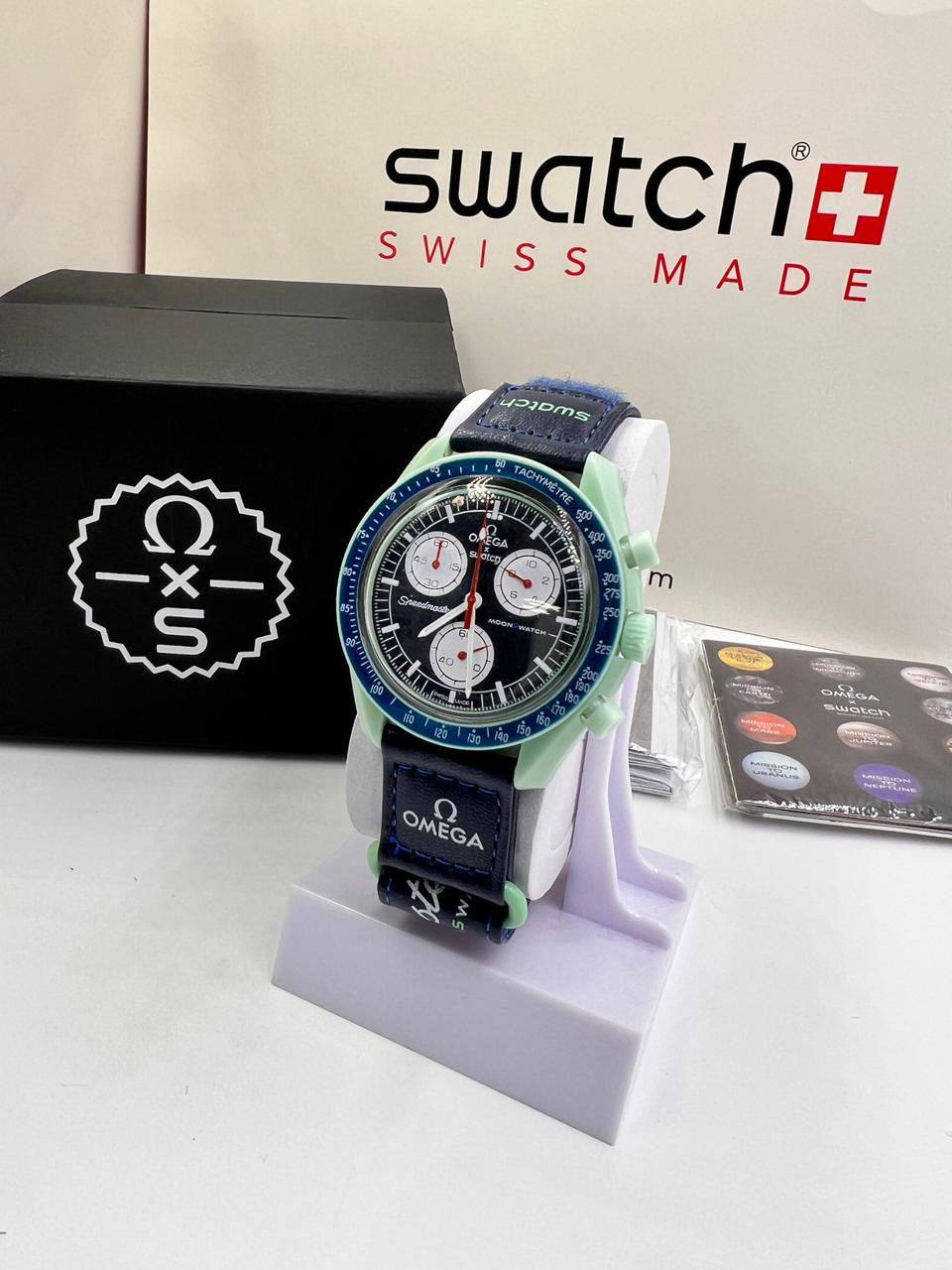 Swatch 

with box
🎁🎁🎁

85 dhs✅

Zain85
♥️♥️♥️