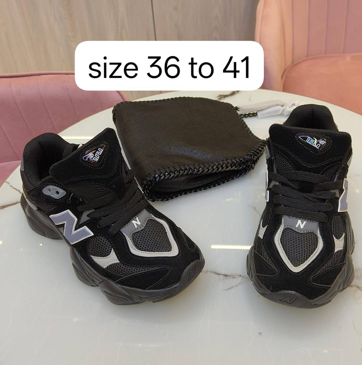 New balance 9060
Size 36 to 41
120 dhs🪙🖤

Zain146
♥️♥️♥️